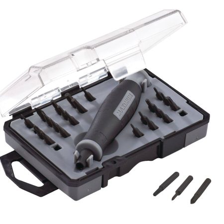 Maximum 25-pc Precision Screwdriver Set with S2 Black Oxide Bits and Plastic Case