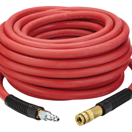 MAXIMUM All-Weather Rubber Air Hose, 3/8-in x 50-ft