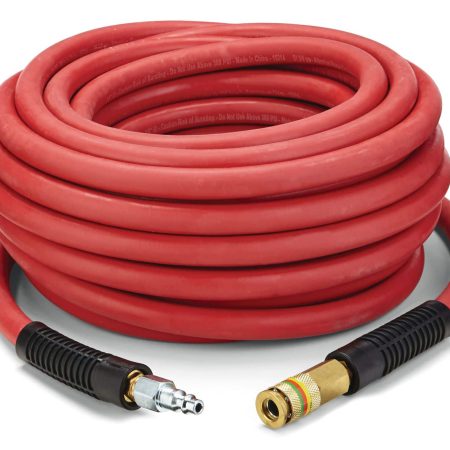 MAXIMUM All-Weather Rubber Air Hose, 3/8-in x 50-ft