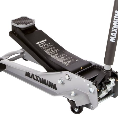 Maximum Long Reach, Low Profile, Super-Duty Garage Jack, 3-Ton