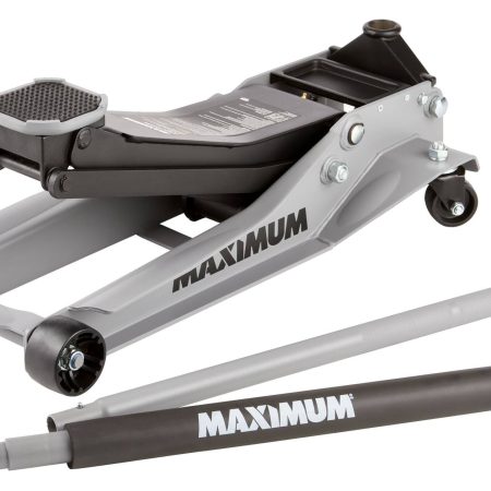 Maximum Long Reach, Low Profile, Super-Duty Garage Jack, 3-Ton