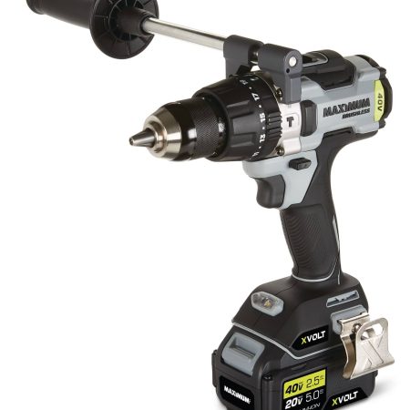 MAXIMUM 40V Brushless Hammer Drill/Driver Kit, 1/2-in