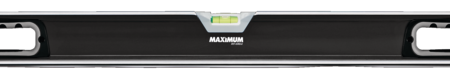 MAXIMUM Aluminum Box Spirit Level, 48-in, Black