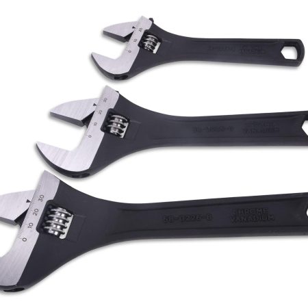 MAXIMUM Wide-Jaw Adjustable Wrench Set, 3-pc, 6-in, 8-in & 10-in