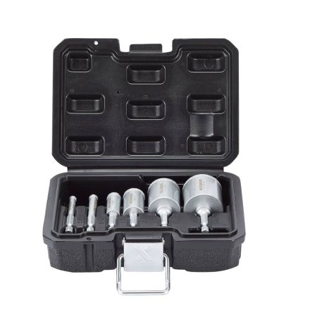 MAXIMUM Diamond Coated Hole Saw Set for Granite, Porcelain, Ceramic, 6-pc