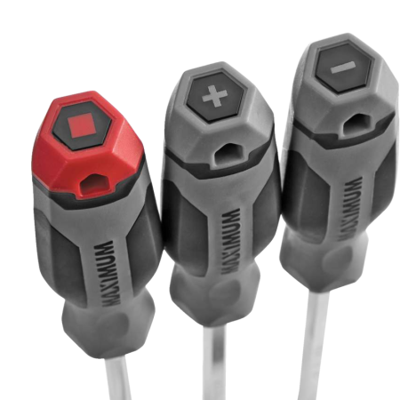 Maximum 6-pc Screwdriver Set with S2 Steel and Hex Blades