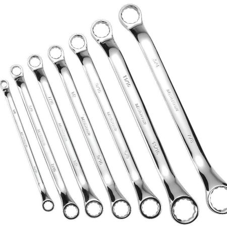 MAXIMUM Offset Box-End Wrench Set, SAE, 7-pc