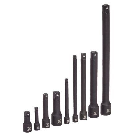 MAXIMUM Impact Socket Extension Set, 9-pc, SAE/Metric, CRMO