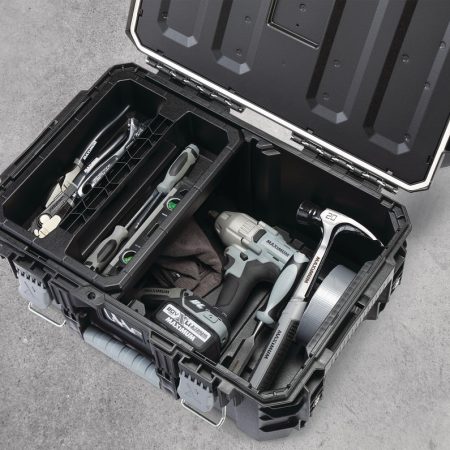 MAXIMUM Brix Modular Portable Medium Toolbox/Tool Storage, IP65, 23x16x11-in