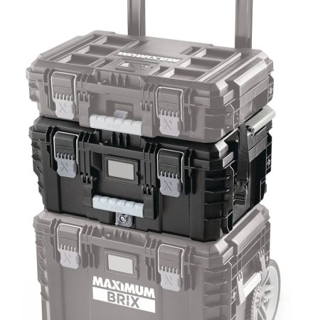 MAXIMUM Brix Modular Portable Medium Toolbox/Tool Storage, IP65, 23x16x11-in