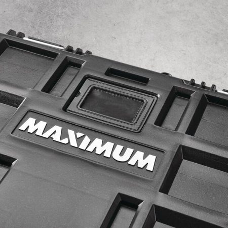 MAXIMUM Brix Modular Portable Small Toolbox/Tool Storage, IP65, 23 x 16 x 7-in