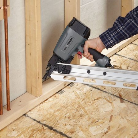 MAXIMUM 34D Lightweight Pneumatic Framing Nailer, 3-1/2-in