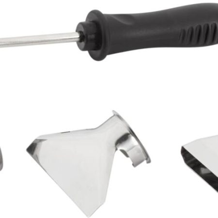 MAXIMUM 15A Variable Temperature Heat Gun with LCD Display, Scraper Blade & Nozzles, 6-pc