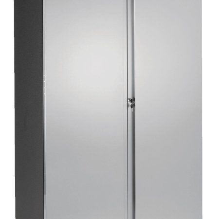 MAXIMUM 2-Door Tall Cabinet with 3 Adjustable Shelves, Stainless Series, 77 x 42 x 18-in