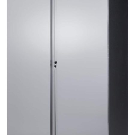 MAXIMUM 2-Door Tall Cabinet with 3 Adjustable Shelves, Stainless Series, 77 x 42 x 18-in