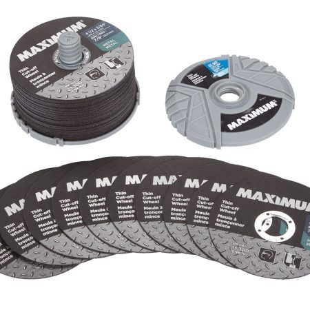 MAXIMUM 4-1/2-in x 3/64-in Aluminum Oxide Thin Cut off Wheel for Metal, 50-pk