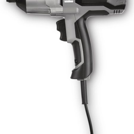 MAXIMUM 8.5A Nut-Busting Corded Single Speed Impact Wrench with LED Work Light, 1/2-in