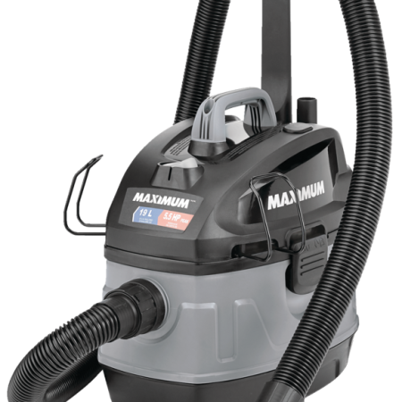 MAXIMUM VFB511B 5.5 Peak HP Portable Wet/Dry Shop Vacuum with Hose and Accessories, 19-L