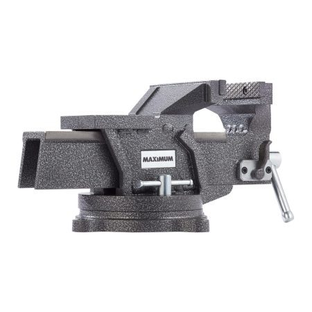 MAXIMUM Utility Bench Vise with 360 Degree Swivel Base, Anvil and Quick Release Mechanism