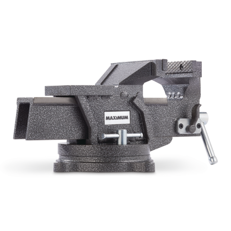 MAXIMUM Utility Bench Vise with 360 Degree Swivel Base, Anvil and Quick Release Mechanism