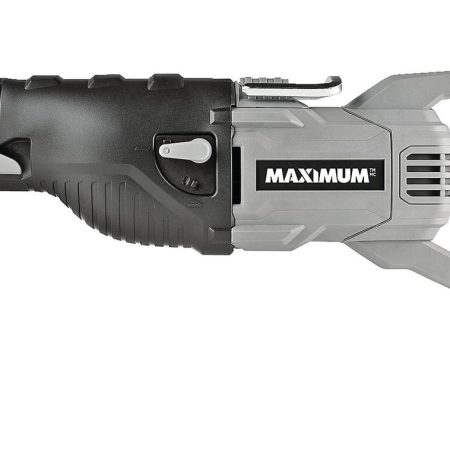 MAXIMUM 11A Variable Speed T-Shank Reciprocating Saw with LED Light, Blade & Hex Key