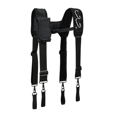 MAXIMUM Padded 1 Size Fits All Work Suspenders w/ Phone Case