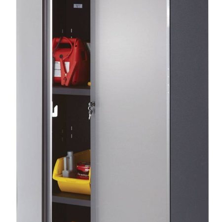 MAXIMUM 2-Door Tall Cabinet with 3 Adjustable Shelves, Stainless Series, 77 x 30 x 18-in