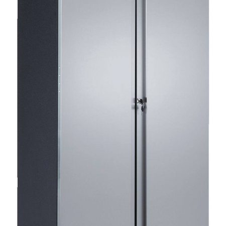 MAXIMUM 2-Door Tall Cabinet with 3 Adjustable Shelves, Stainless Series, 77 x 30 x 18-in