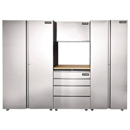 MAXIMUM Wall Cabinet, Stainless Series, 18 x 30 x 12-in