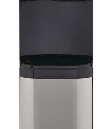 MASTER Chef Bottom Load Water Cooler/Dispenser, 3 Temperatures, Black/Stainless Steel