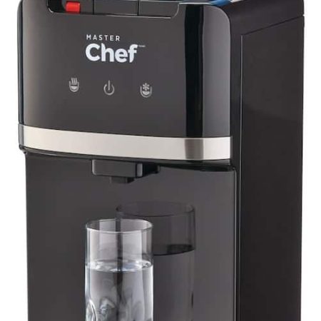 MASTER Chef Top Load Stainless Steel Water Cooler/Dispenser, 2 Temperatures, Black