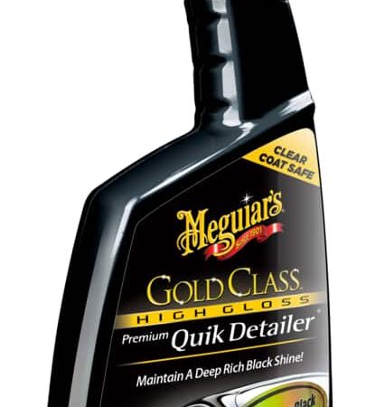 Meguiar's Gold Class High Gloss Premium Quik Detailer Spray, 709-mL