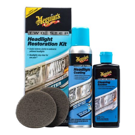 Meguiar's Two Step Headlight Restoration Kit, 4-pc