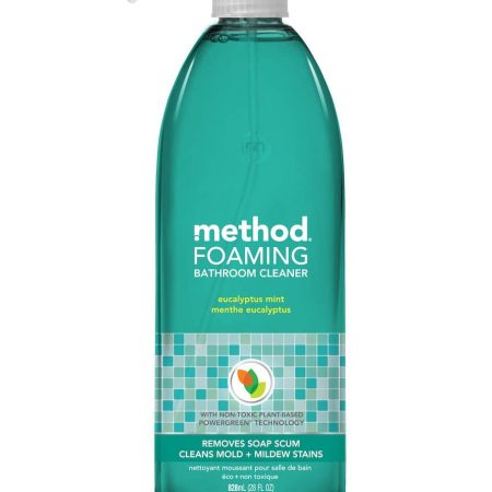 method Foaming Bathroom Cleaner Spray, Eucalyptus Mint, 828-mL