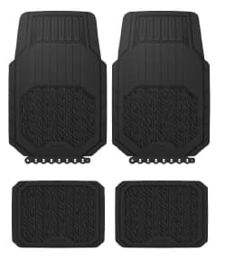 Michelin Year Round Rubber Protection Mats, Black, 4-pk