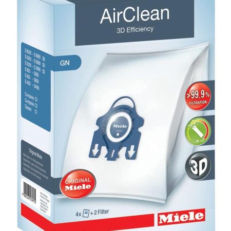 Miele AirClean 3D GN Dust Bags, 4-pk