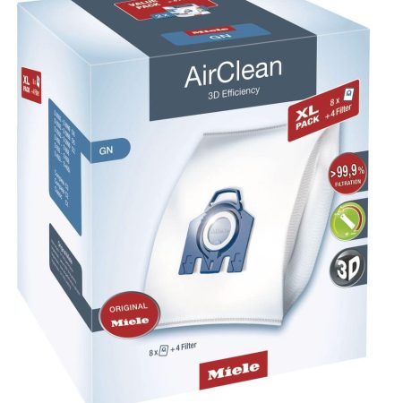 Miele AirClean 3D Efficiency GN Dust Bags Value Pack, 8-pk