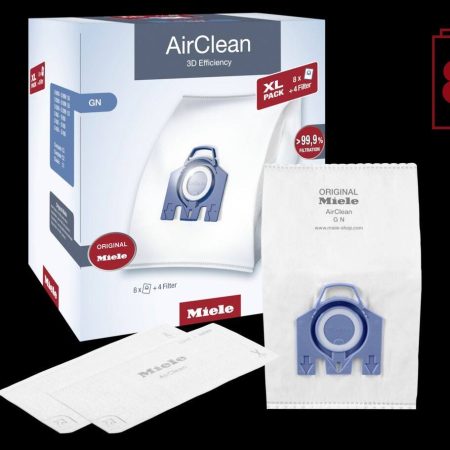 Miele AirClean 3D Efficiency GN Dust Bags Value Pack, 8-pk