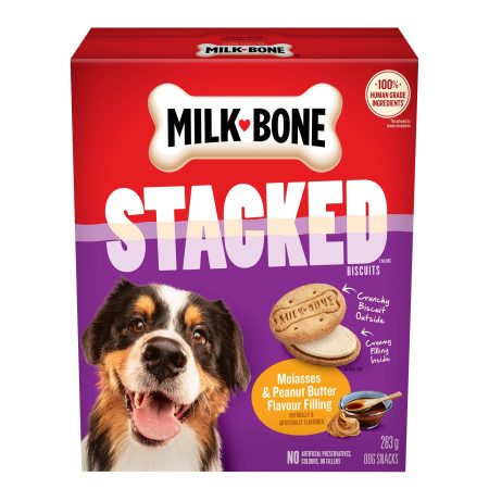 Milk-Bone Stacked Molasses & Peanut Butter, 283-g