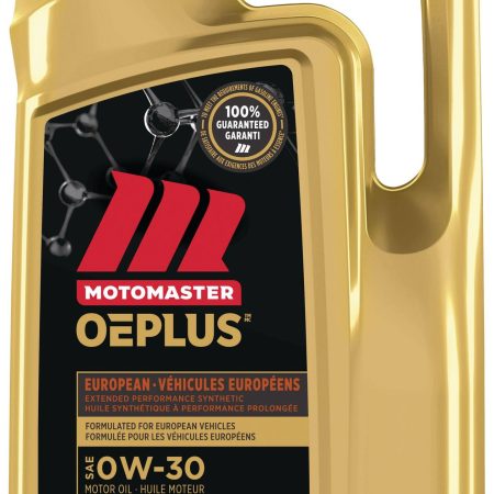 MotoMaster OEPLUS European Premium 0W30 Synthetic Engine/Motor Oil, 5-L