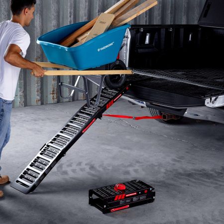 MotoMaster 2-in-1 Multi-Use Steel Foldable Ramp Set