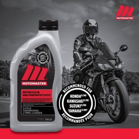 MotoMaster 2-Stroke Motorcycle Oil 50:1 Fuel Ratio, 946-mL