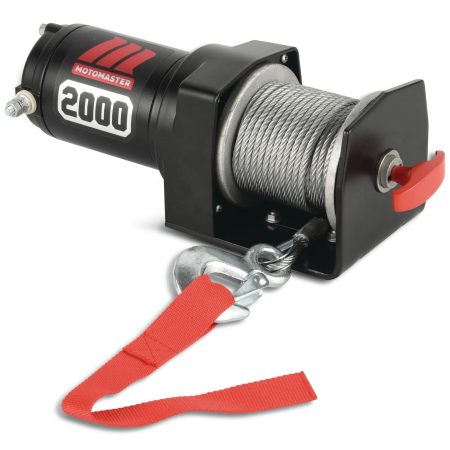 MotoMaster Steel Winch, 2000-lb