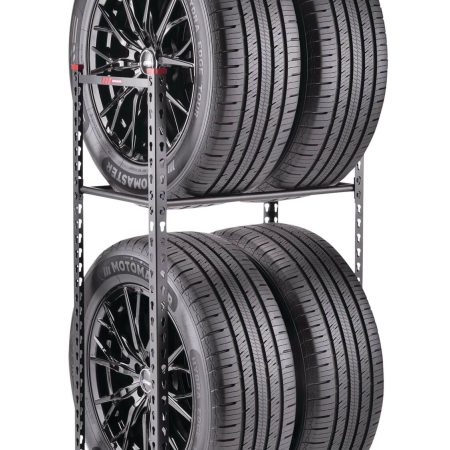 MotoMaster Adjustable Tire Storage Shelves / Tire Rack 300-lb