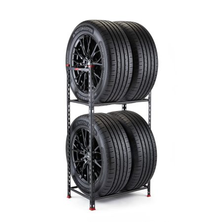 MotoMaster Adjustable Tire Storage Shelves / Tire Rack 300-lb