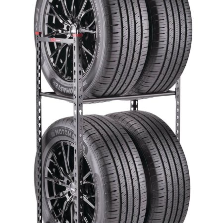 MotoMaster Adjustable Tire Storage Shelves / Tire Rack 300-lb