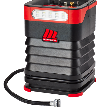 MotoMaster Dual Power 12V DC/120V AC,  Digital Road & Home Air Compressor / Tire Inflator, 4 Min