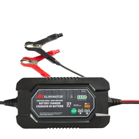 MotoMaster Eliminator Precision Series Smart Battery Charger/Maintainer, Fully Automatic, 15/1-Amp, 12V