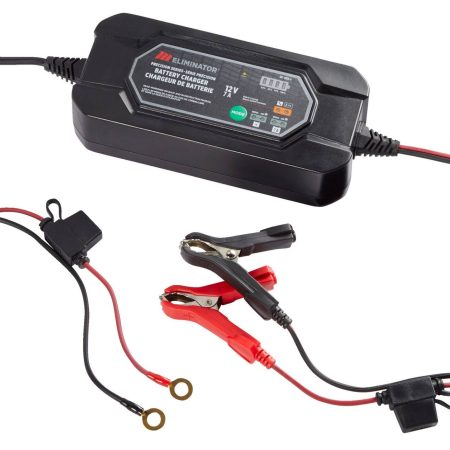 MotoMaster Eliminator Precision Series Smart Battery Charger/Maintainer, Fully Automatic, 7/1-Amp, 12V