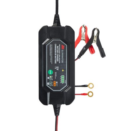 MotoMaster Eliminator Precision Series Smart Battery Charger/Maintainer, Fully Automatic, 7/1-Amp, 12V